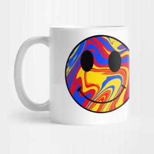 Primary color swirl smile Mug